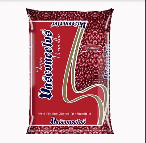 Feijão Vermelho Vasconcelos Pacote 1Kg