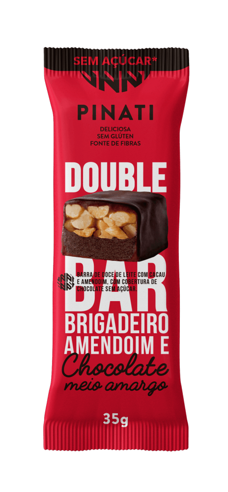 Barra de Cereal Pinati Double Bar Brigadeiro 35g