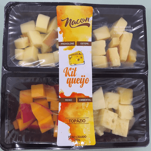 Kit Queijo Nacon Topazio 250g Provl /estp/rei/emme