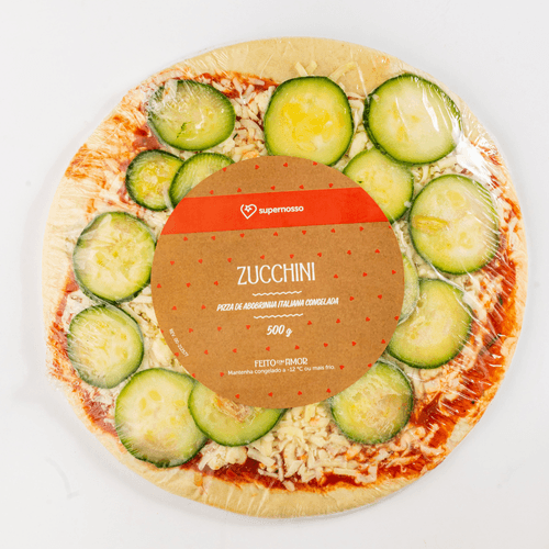 Pizza Zucchini Congelada Supernosso 500g