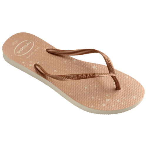 Chinelo Bege Palha Slim Gloss Havaianas Womens n° 41/42