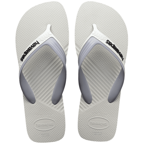 Chinelo Branco/Cinza Gelo Dual Havaianas n° 45/46 Men