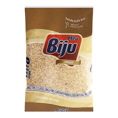 Arroz Integral Parboilizado Meu Biju 1kg