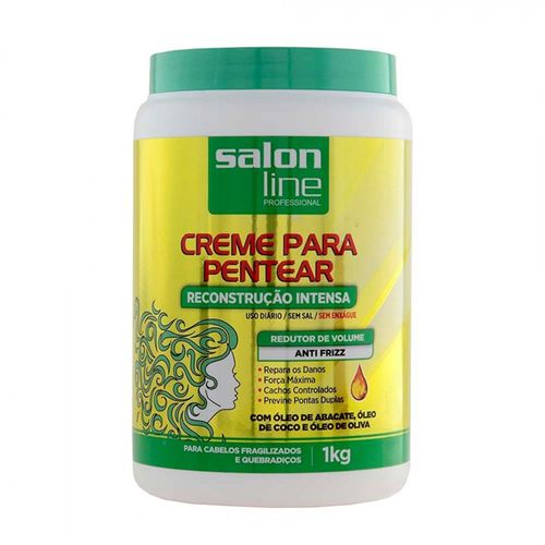 Creme Para Pentear Reconstrução Intensa Salon Line 1kg