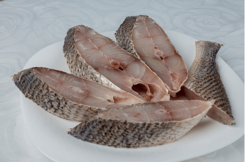 Peixe Corvina Nature em Postas 1Kg