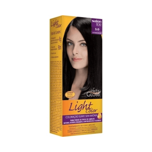 Coloração suave Light Color 3.0 Castanho Escuro Salon Line