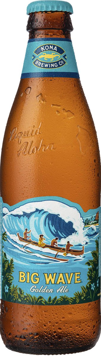 CERVEJA HAV KONA 355ML-LN ONE WAY B-WAVE GOLD ALE