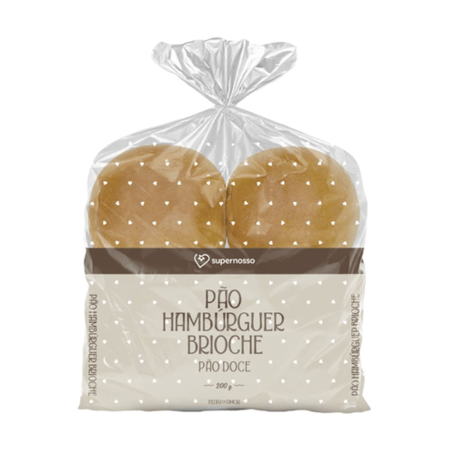 Pão de Hambúrguer Super Nosso com 10 Unidades 550g