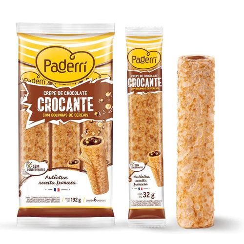 Crepe de Chocolate Crocante Paderrí 192g