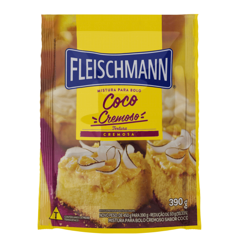 Mistura Para Bolo Fleischmann Coco 390G