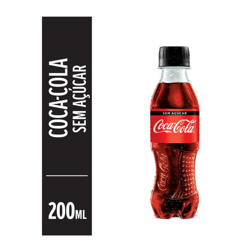 Refrigerante Coca-Cola Sem Açúcar 200ml