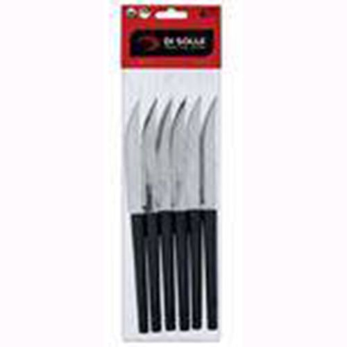 Cj Prisma 6pcs Faca Chur Di Solle Preto