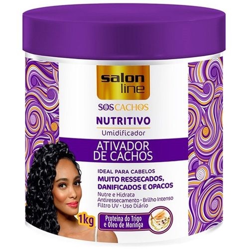 Ativador de Cachos Salon Line sos 500g-pt nutritivo