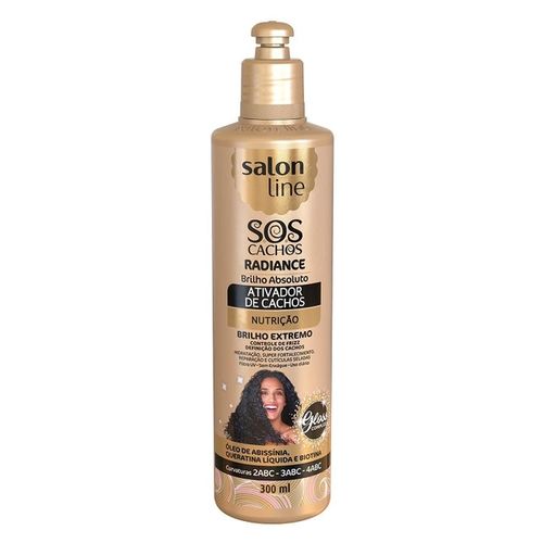 Ativador de Cachos SOS Cachos + Brilho Salon Line 300ml