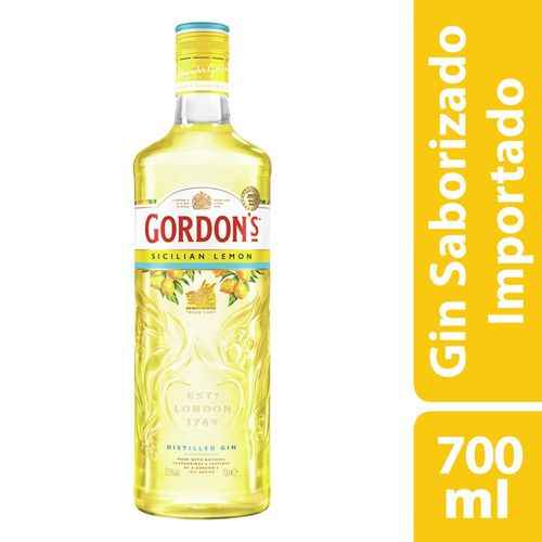 Gin London Dry Sicilian Lemon Gordon's 700ml