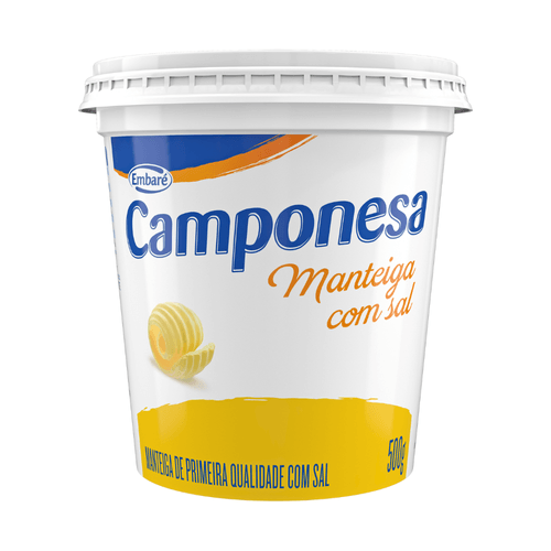 Manteiga Camponesa com Sal Pote 500g