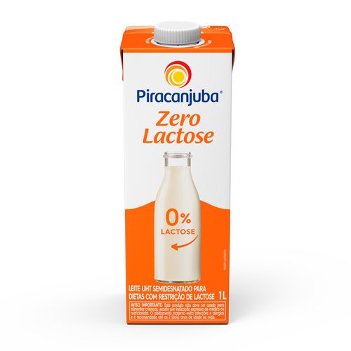 Leite Piracanjuba Zero Lactose Tetra Pak 1L