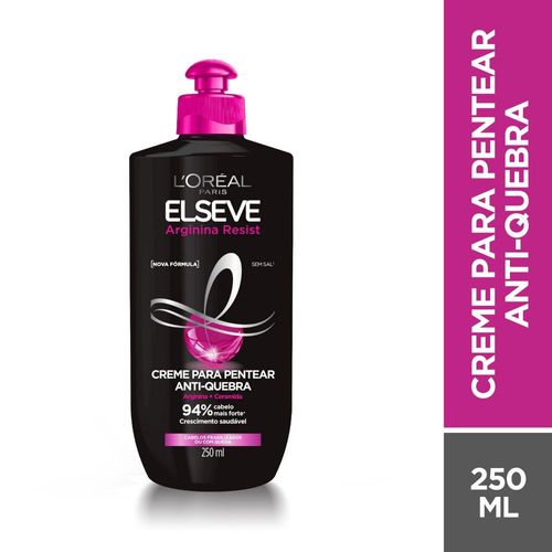 Creme Para Pentear Loréal Paris Elseve Arginina Resist X3 Frasco 250ml