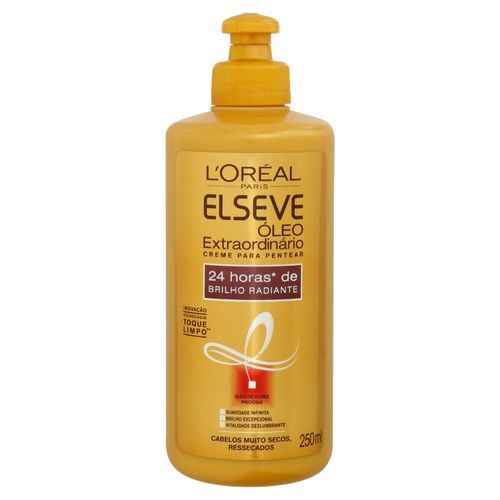 Creme Para Pentear Loréal Paris Elseve Óleo Extraordinário Frasco 250ml