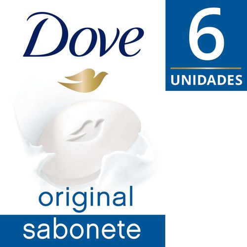 Sabonete em Barra Dove Original 90g 6 Unidades Preço Especial
