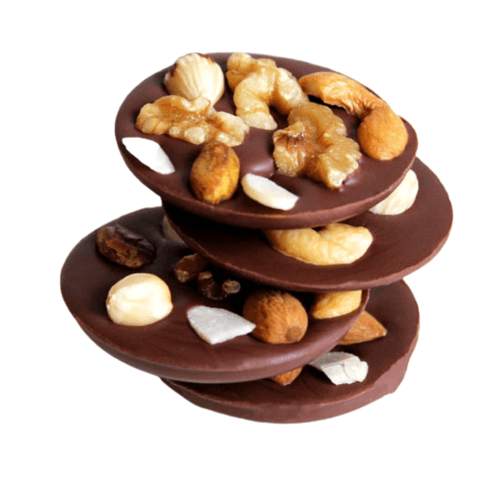Discos Chocolate com Nuts Supernosso 80g