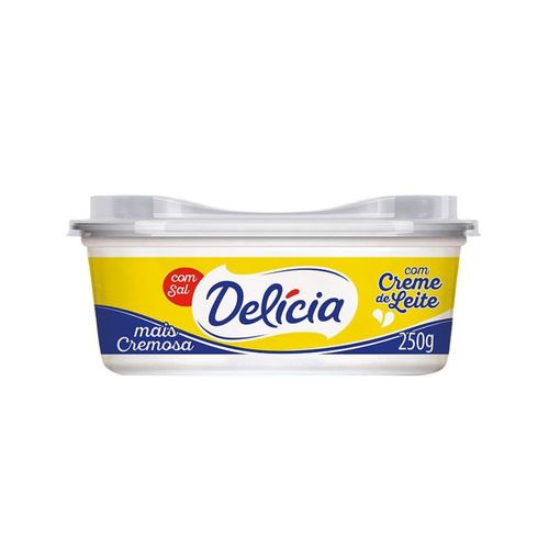 Margarina com Sal e Creme de Leite Delícia Pote 250g