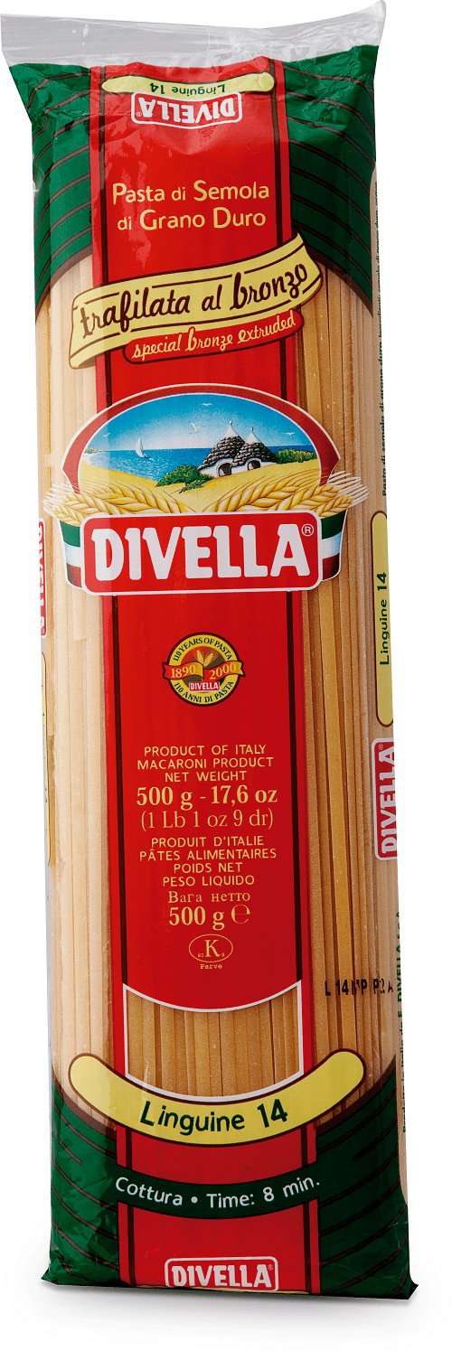 Macarrão de Sêmola Grano Duro Fettuccine 90 Divella Pacote 500g