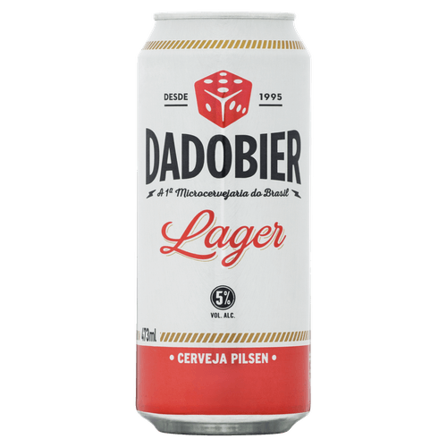 Cerveja Lager Puro Malte Dado Bier Lata 473ml