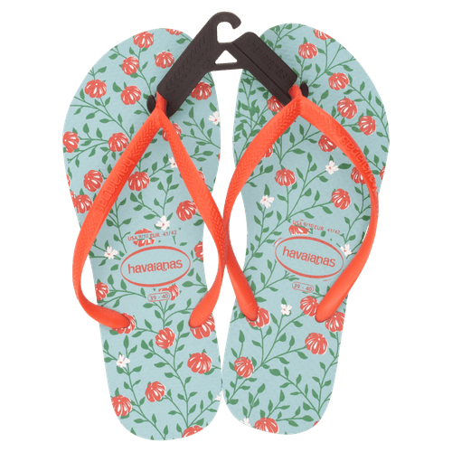 Sandália Havaianas Slim Romance Ice Blue 1 par 39/40