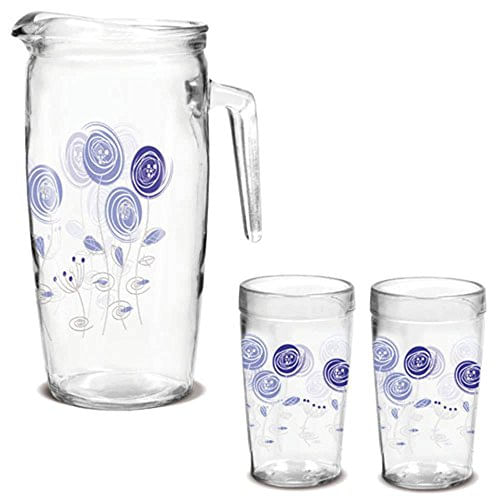 Cj Civ Bellacor Jarra 1,5l+6cp Floral