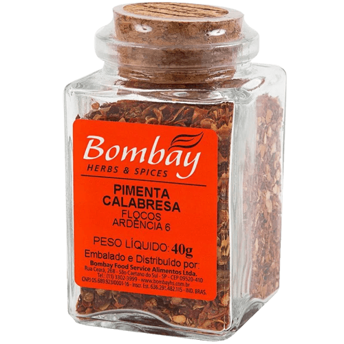 Pimenta-calabresa-Flocos-Bombay-Herbs--amp--Spices-Vidro-40g