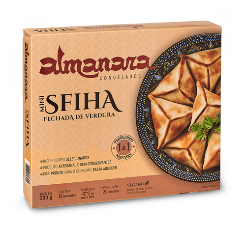 Mini Sfiha Fechada De Verdura Almanara Congelados 300 G