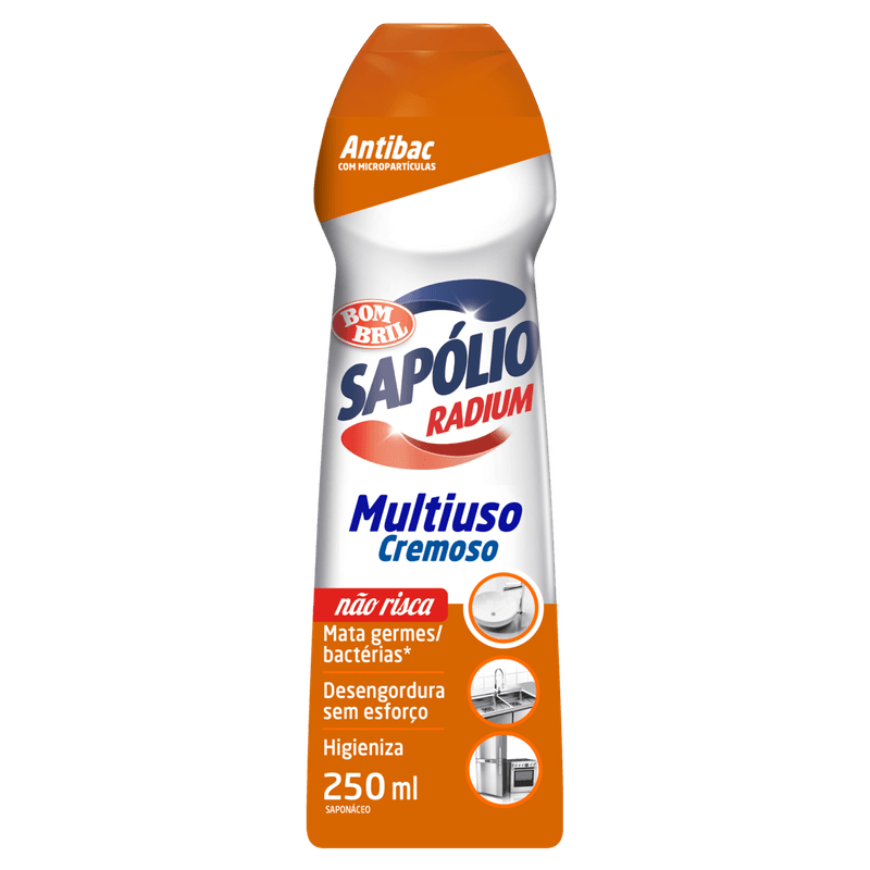 Saponaceo-Cremoso-Multiuso-Sapolio-Radium-Antibac-Squeeze-250ml