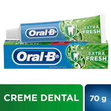 Creme Dental Extra Fresh Menta Duradera Oral-B Caixa 70g
