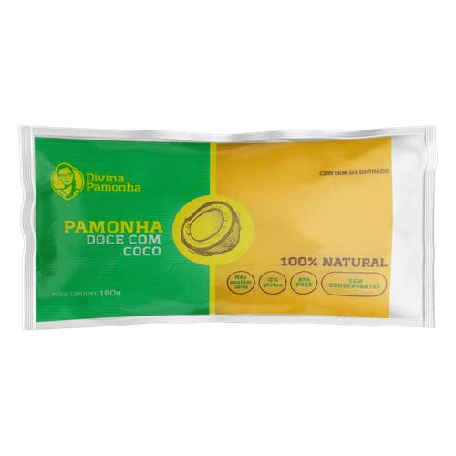 Pamonha Divina Pomonha 180g-Pc Cong Doce C/Coco