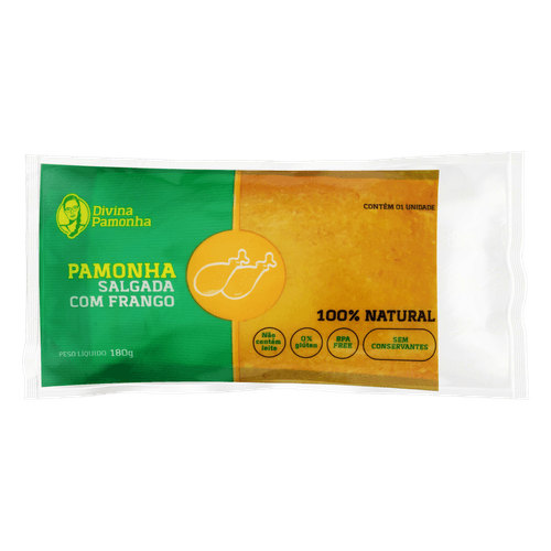 Pamonha Divina Pomonha 180g-Pc Cong Salg C/Fgo