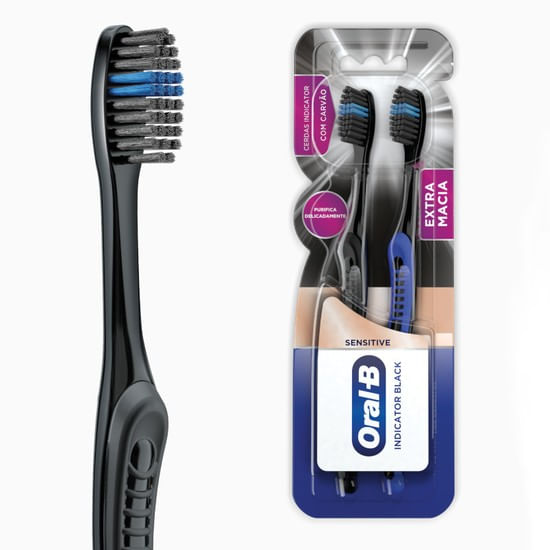 Escova-Dental-Extramacia-Sensitive-Oral-B-Pro-Saude-Indicator-Black-2-Unidades