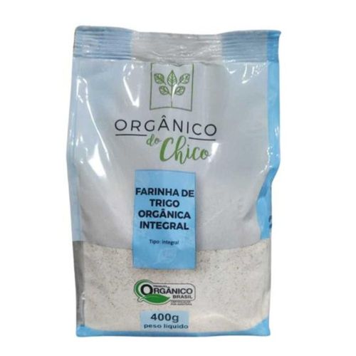 Farinha de Trigo Integral Orgânico do Chico 400g