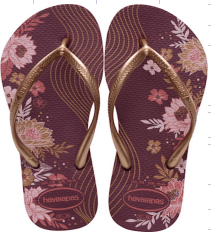 Chinelo Terra Roxa Slim Organic Havaianas n° 33/34