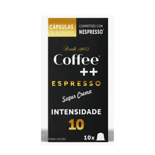 Capsula de Café Coffee++ Super Crema Espresso  10 unidades 50g