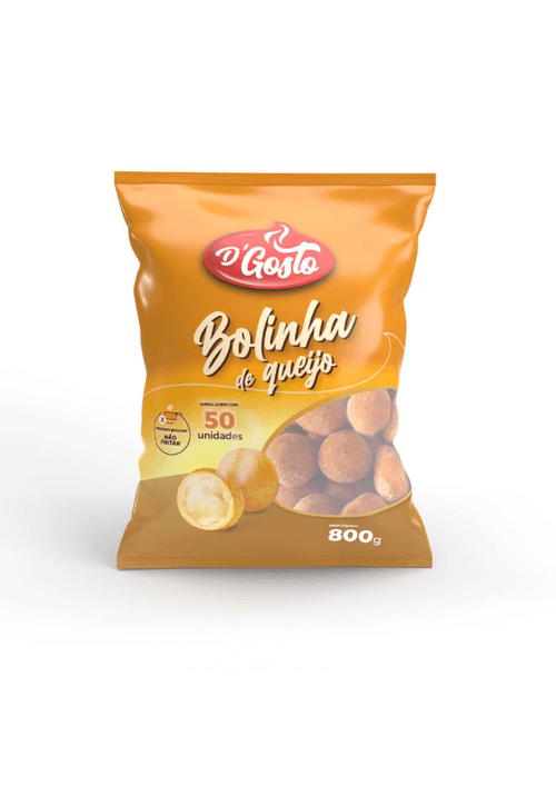 Bolinha de Queijo D'Gosto Congelada 800g