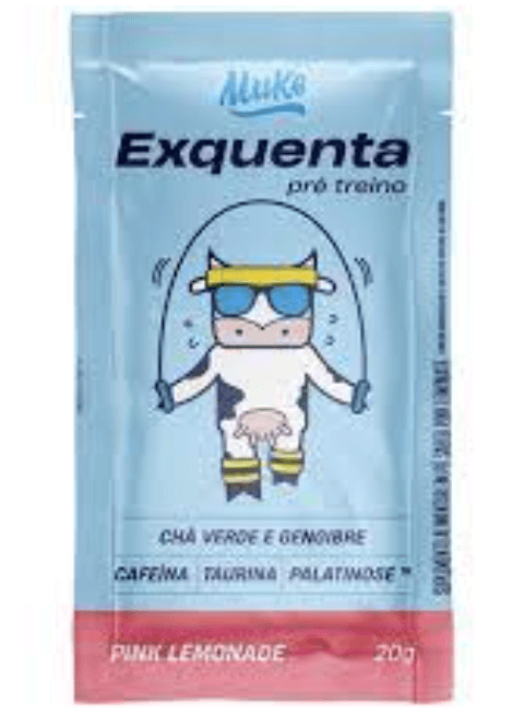 Pré Treino Exaquenta Muke Pink Lemonade  Sache 20g