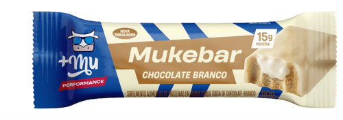 Barrinha de Proteína Muke Mukebar Chocolate Branco