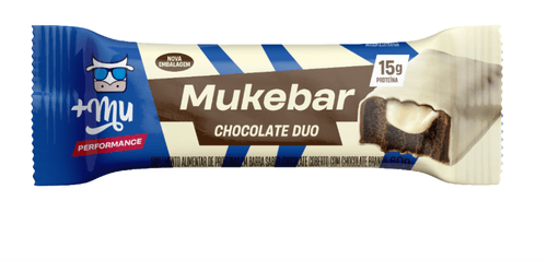 Barrinha de Proteína Muke Mukebar Chocolate Duo