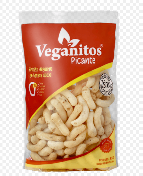 Biscoito Polvilho Doce Temperado Picante Veganitos 85g