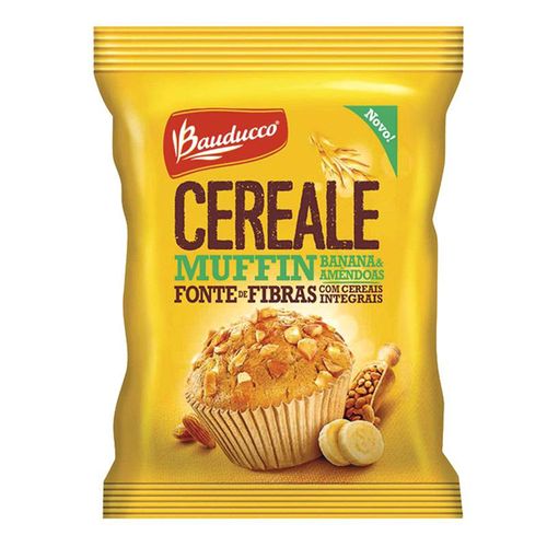Muffin Bauducco Banana & Amêndoas Pacote 50 g