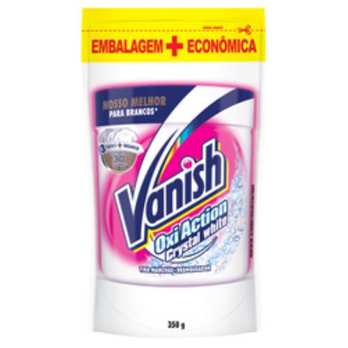 Tira Mancha Vanish em Pó White Sachê 350 g