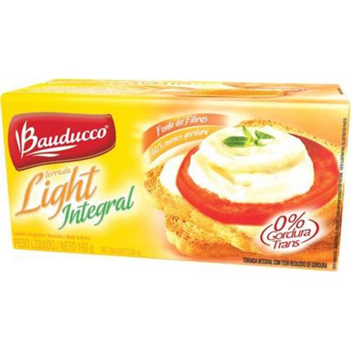 Torrada Bauducco Integral Light Pacote 160 g