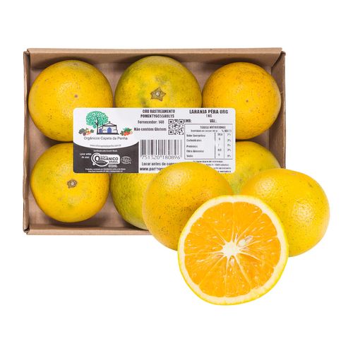 LARANJA PERA RIO ORG CAPELA 1KG-BJ