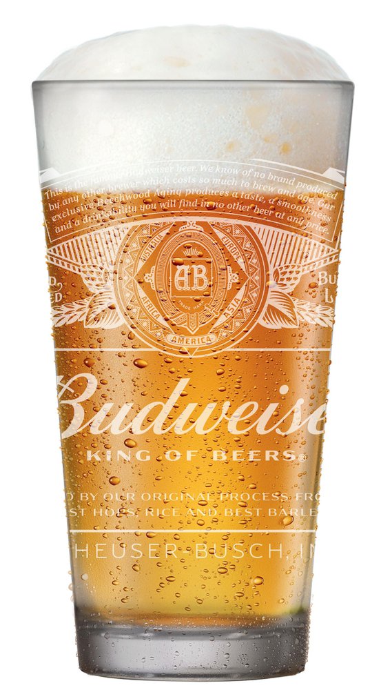 7898700710656 - Kit Cerveja Budweiser 330ml 2 Un + Copo Budweiser Vidro 350ml 1 Un - 2.jpg